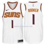 Maillot Basket Suns Devin Booker 2017-18 1 Blanc