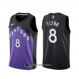 Maillot Tornto Raptors Malachi Flynn Earned 2020-21 Noir Volet