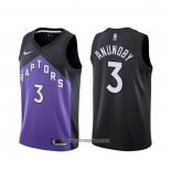 Maillot Tornto Raptors Og Anunoby Earned 2020-21 Noir Volet