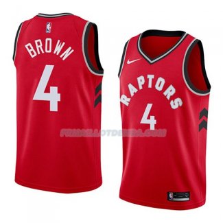 Maillot Toronto Raptors Lorenzo Brown Icon 2018 Rouge Rouge