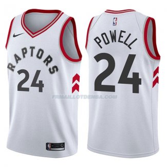 Maillot Toronto Raptors Norman Powell Association 2017-18 24 Blancoo