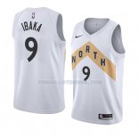 Maillot Toronto Raptors Serge Ibaka Ciudad 2018 Blanc