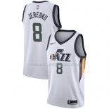 Maillot Utah Jazz Jonas Jerebko Association 2017-18 8 Blanc