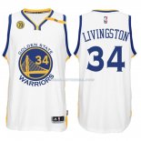 Maillot Basket Golden State Warriors Livingston 34 Blanco