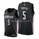 Maillot Washington Wizards Bobby Portis Ville Noir