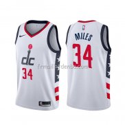 Maillot Washington Wizards C.j. Miles Ville 2019-20 Blanc