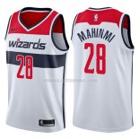 Maillot Washington Wizards Ian Mahinmi Association 2017-18 28 Blancoo