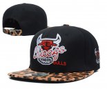 NBA Chicago Bulls Casquette Noir Camouflage