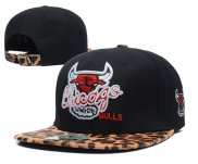 NBA Chicago Bulls Casquette Noir Camouflage