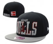 NBA Chicago Bulls Casquette Noir Gris 2012