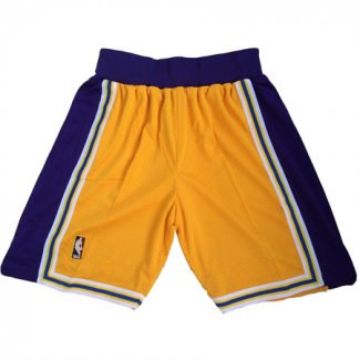 Shortes Los Angeles Lakers Retro Jaune