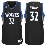 Maillot Basket Manche Courte Minnesota Timberwolves Towns 32 Noir