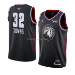 Maillot All Star 2019 Minnesota Timberwolves Karl Anthony Towns Noir