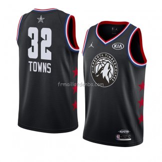 Maillot All Star 2019 Minnesota Timberwolves Karl Anthony Towns Noir