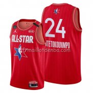 Maillot All Star 2020 Milwaukee Bucks Giannis Antetokounmpo Rouge