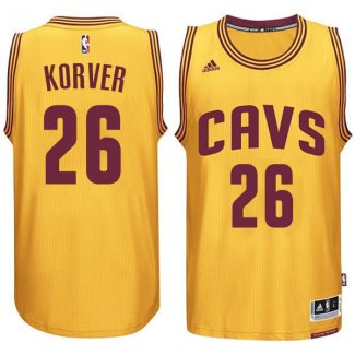 Maillot Basket Basket Cleveland Cavaliers Korver 26 Jaune