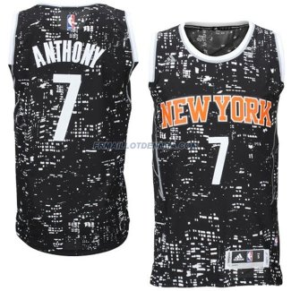 Maillot Basket New York Knicks 2017Anthony 7 Noctilucent