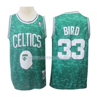 Maillot Boston Celtics Larry Bird Mitchell & Ness Vert