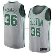 Maillot Boston Celtics Marcus Smart Ville 2018 Gris