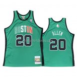 Maillot Boston Celtics Ray Allen Hardwood Classics Throwback 2007-08 Vert