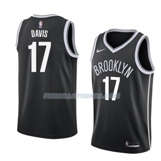 Maillot Brooklyn Nets Ed Davis Icon 2018 Noir Noir