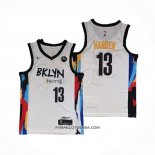 Maillot Brooklyn Nets James Harden Ville 2020-21 Blanc