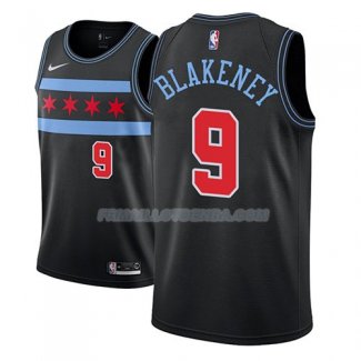 Maillot Chicago Bulls Antonio Blakeney Ciudad 2018-19 Noir