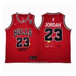 Maillot Chicago Bulls Michael Jordan No 23 Retro Rouge3