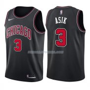 Maillot Chicago Bulls Omer Asik Statehombret 2017-18 3 Negro