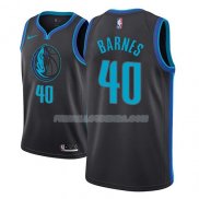 Maillot Dallas Mavericks Harrison Barnes Ciudad 2018-19 Noir