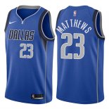 Maillot Dallas Mavericks Wesley Matthews Icon 2018 Bleu