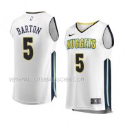 Maillot Denver Nuggets Will Barton Association 2017-18 Blanc