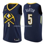 Maillot Denver Nuggets Will Barton Ciudad 2017-18 5 Azul