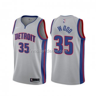 Maillot Detroit Pistons Christian Wood Statement Gris