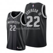 Maillot Detroit Pistons Glenn Robinson Iii Ville Edition Noir