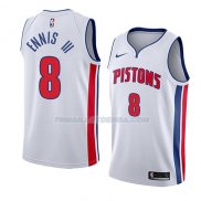 Maillot Detroit Pistons James Ennis Iii Association 2018 Blanc