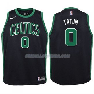 Maillot Enfant Boston Celtics Jayson Tatum 2017-18 Noir