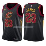 Maillot Basket Enfant Cleveland Cavaliers Lebron James Statement 2017-18 23 Noir