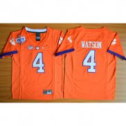 Enfants Maillot Basket NCAA Deshaun Watson 4 Orange