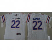 Enfants Maillot Basket NCAA E.Smith 22 Blanc