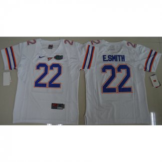 Enfants Maillot Basket NCAA E.Smith 22 Blanc