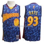 Maillot Golden State Warriors Bape Bleu Hardwood Classics