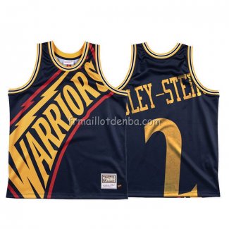 Maillot Golden State Warriors Willie Cauley Stein Mitchell & Ness Big Face Bleu