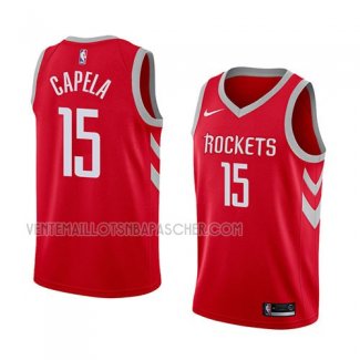 Maillot Houston Rockets Clint Capela Icon 2018 Rouge