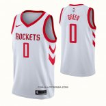 Maillot Houston Rockets Jalen Green NO 0 Association Blanc