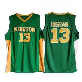 Maillot Basket Kinston Ingram 13 Vert