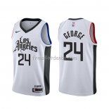 Maillot Los Angeles Clippers Paul George Ville Blanc