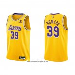 Maillot Los Angeles Lakers Dwight Howard NO 39 75th Anniversary 2021-22 Jaune