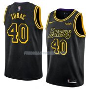 Maillot Los Angeles Lakers Ivica Zubac Ciudad 2018 Noir