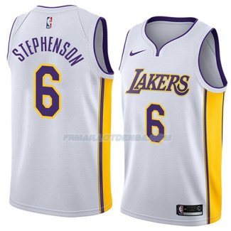 Maillot Los Angeles Lakers Lance Stephenson Association 2018 Blanc